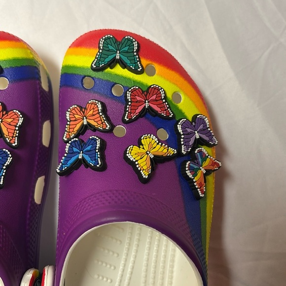 Colorful Butterfly Crocs - Picture 5 of 5